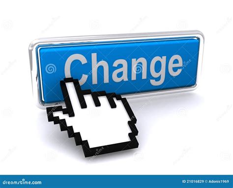 Change Button Stock Illustration Illustration Of Touch 21016829