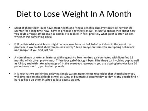 10 Simple Tips To Lose Weight In One Month How To Lose Weight In Just