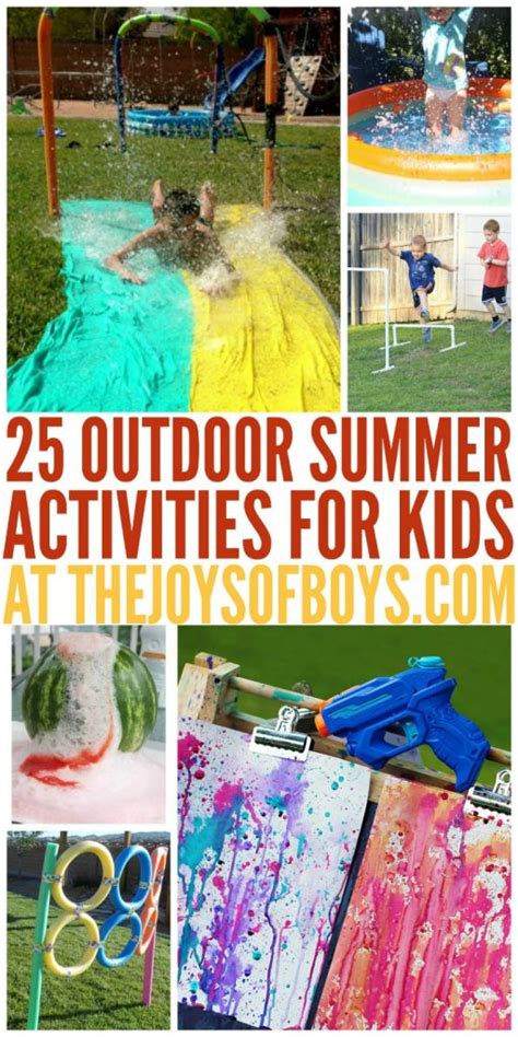 25 Outdoor Summer Activities For Kids