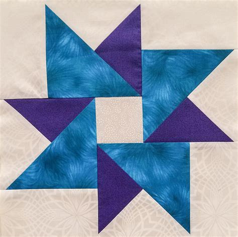 Pinwheel Star Quilt Block Pattern Etsy Star Quilt Patterns