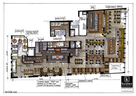 Hans Kuijten Projecten Restaurant Plan Restaurant Floor Plan