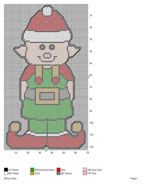 elf by kathy wall hanging plastic canvas patterns plastic canvas christmas plastic canvas