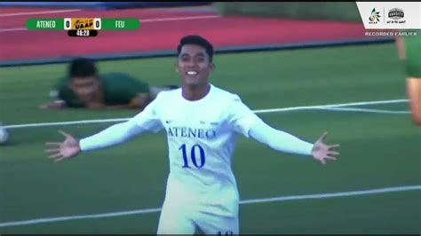 Leo Maquiling Ateneo Goal Vs Feu Uaap Season 85 Mens Football