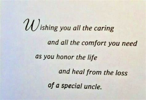 Uncle Sympathy Card For Loss Of Uncle Choice Of 2 Hallmark 100r Ebay