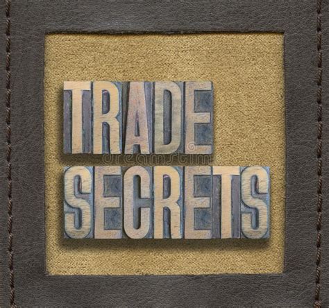 Trade Secrets Framed Stock Image Image Of Cover Success 109620077
