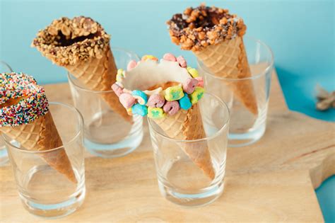 Ways To Dip Your Ice Cream Cones Homemade Dessert Ideas