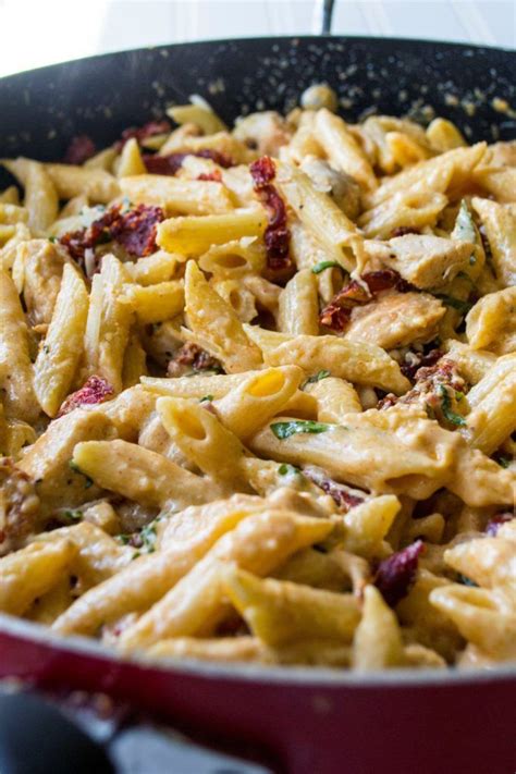 This link is to an external site that may or may not meet accessibility guidelines. Tuscan Chicken Pasta | Tuscan Chicken Pasta is cheesy ...