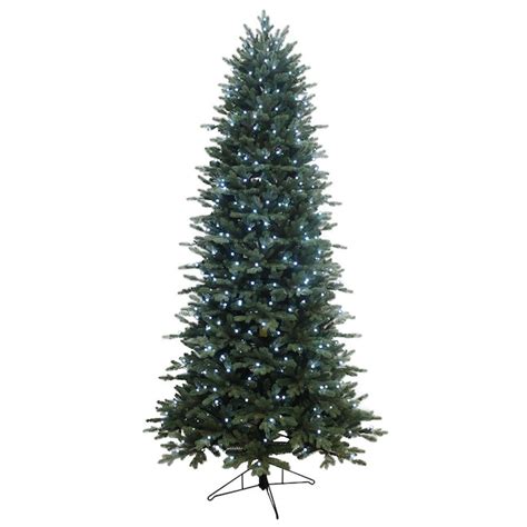 Ge 75 Ft Pre Lit Aspen Fir Slim Artificial Christmas Tree With 400