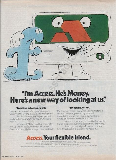 Check spelling or type a new query. Access Credit Card Adverts - Paper Ads pre-1978