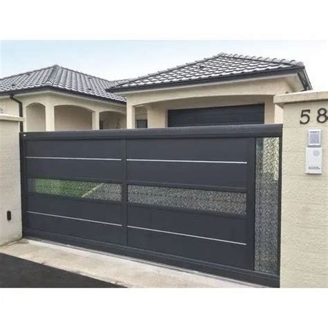 Modern Automatic Mild Steel Sliding Gate For Residential At Best Price
