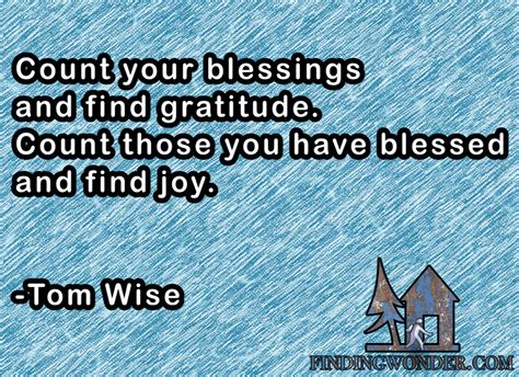Shareable Quotes Count Your Blessings Finding Wonder