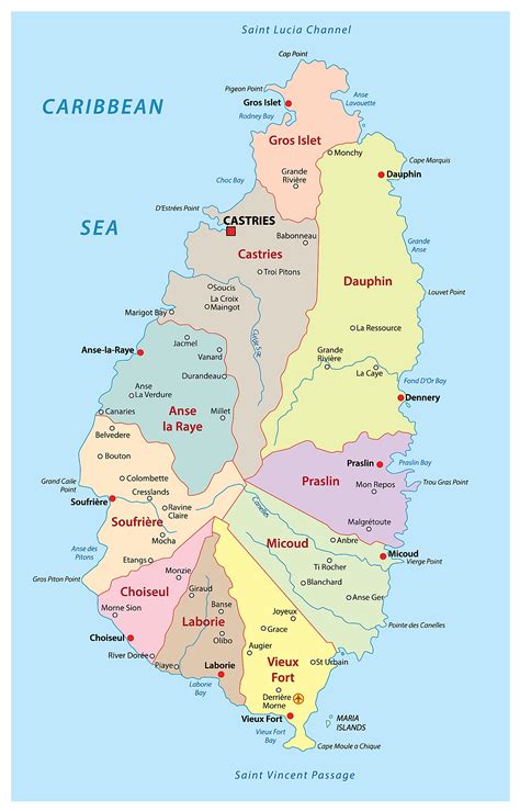Saint Lucia Maps And Facts World Atlas