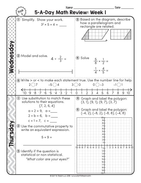 Subtracting Mixed Numbers Review 6th Grade Math Worksheets