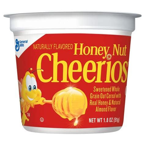 Honey Nut Cheerios Cereal Single Serve Bowl 51g Usa Candy Factory