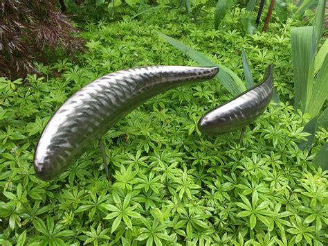 Stainless Steel Fish Sculpture For Garden Landscape Welded