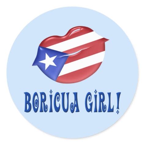 Boricua Girl Sticker Zazzle