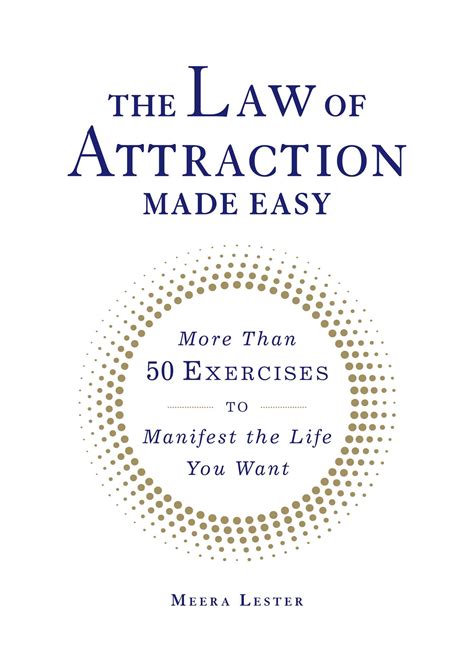 The Law Of Attraction Made Easy Book By Meera Lester Official