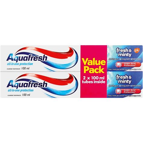 Aquafresh Toothpaste Fresh And Minty Vp 2s Midstream Spar Online Shop