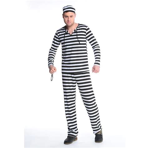 מוצר Coshome Prisoner Cosplay Costumes Man Women Prison Criminal