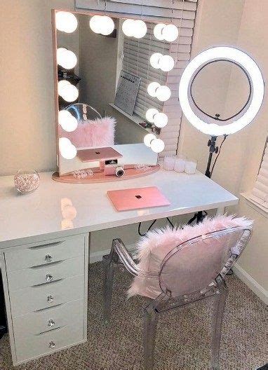 Does the idea of a floral beauty station allures you? 17 DIY Vanity Mirror Ideas to Make Your Room More ...