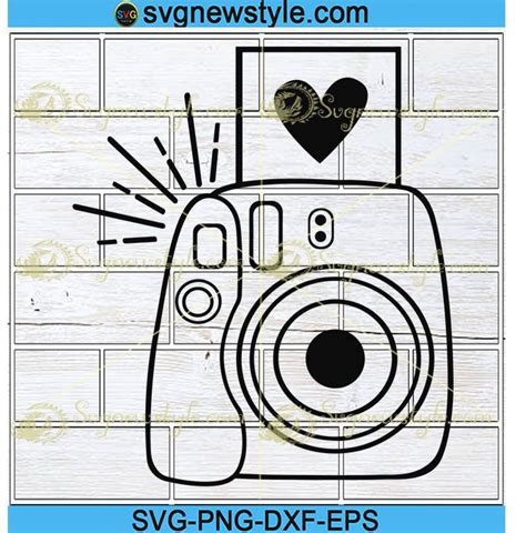 Polaroid Svg Photography Svg Camera Svg Png Dxf Eps Cricut File