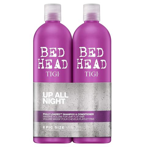 bed head by tigi fully loaded volume shampoo and conditioner 750 ml pack of 2 uk