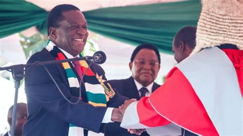 Zimbabwe Election Mnangagwa Vows Brighter Tomorrow Bbc News