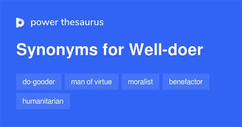 Well Doer Synonyms 8 Words And Phrases For Well Doer