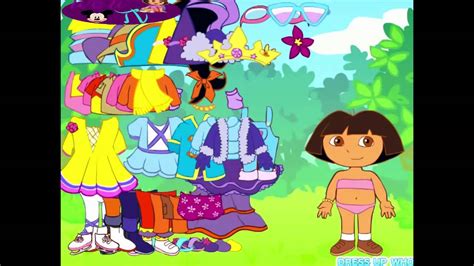 Dora Dress Up Games Online Youtube