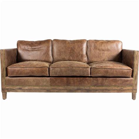 Union Rustic Sherly 72 Leather Sofa And Reviews Wayfair