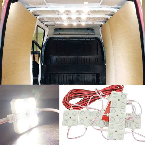 Ampper 12v 40 Leds Van Interior Light Kits Ceiling Lights Kit For Van