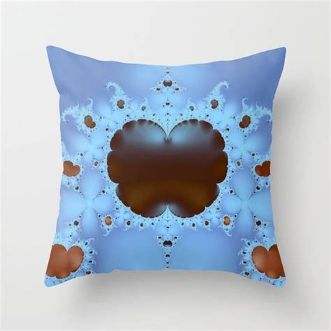 Fractal Heart In The Clouds Throw Pillow Sold With Or Without Faux Down Pillow Insert Throw