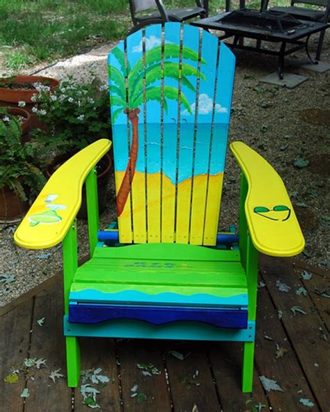 Custom Hand Painted Adirondack Chairs Etsy