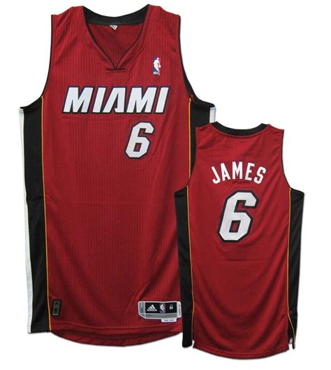 Lebron James Miami Heat 6 Revolution 30 Authentic Adidas Nba