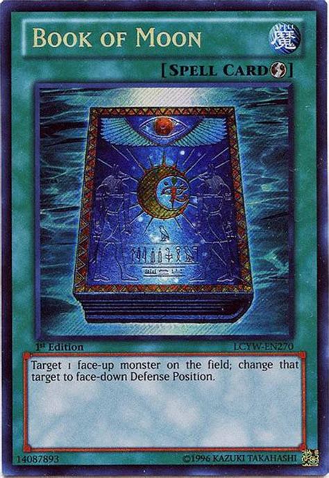 Yugioh Legendary Collection 3 Single Card Secret Rare Book Of Moon Lcyw