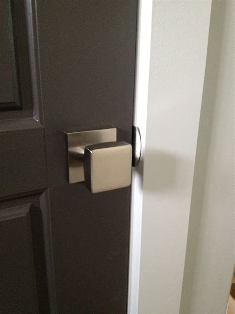 Door handles can be found on all although interior doors were less common in rome than in modern buildings, the romans had if the door handles have a square or rectangular plate on which the handle is mounted this is called. Emtek Square Modern Knob Installation | Direct Door Hardware