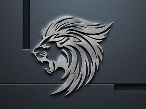 Lion Face Logo By Ch Hamza On Dribbble