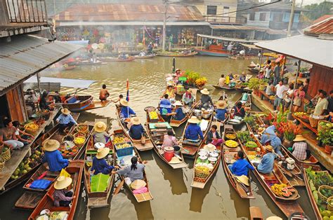 Damnoen Saduak Floating Market Bangkok Happy Hub