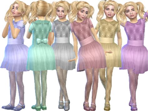 The Sims Resource Formal Party Child Dress