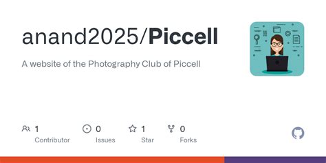 Github Anand2025piccell A Website Of The Photography Club Of Piccell