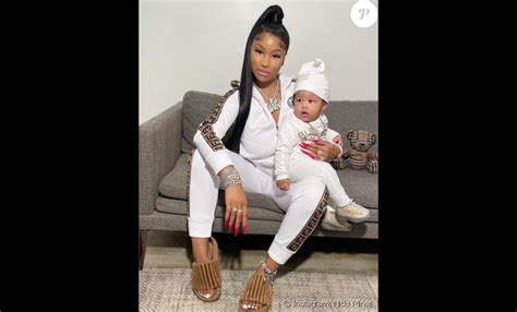 Nicki Minaj Et Son Fils Sur Instagram Le Juin Purepeople