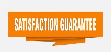 Satisfaction Guarantee Stock Vector Illustration Of Ribbon 124323163