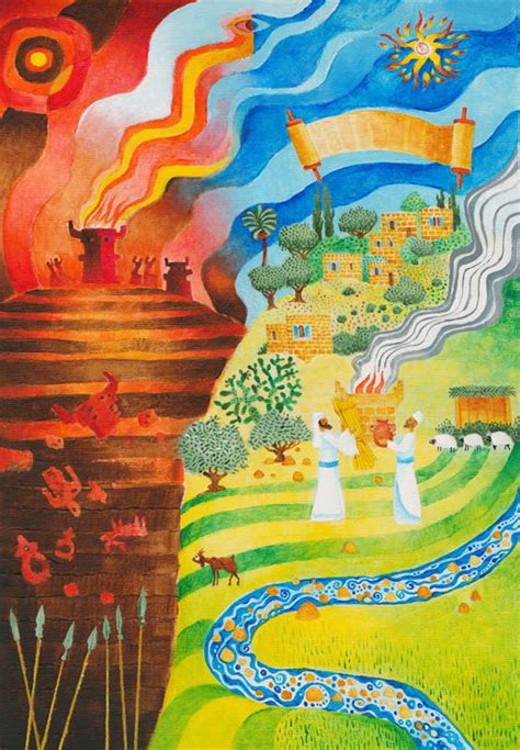 Parshat Reeh Torah Portion Artwork Print By Darius Gilmont