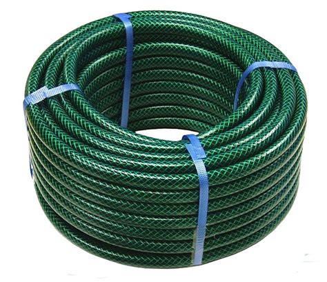 Overig 19mm X 30 Metres Green Garden Hose 30m Pipe Reinforced Roll Coil