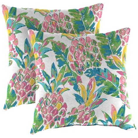 Pedro Indoor Outdoor Floral Throw Pillow In 2020 Floral Throw