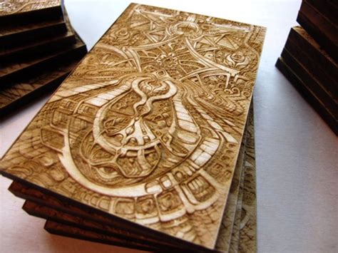 Laser Creative Laser Cut And Engraved Wood Art Print By Laura Isis