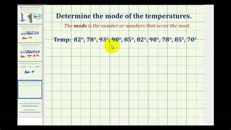 We already know that the set of all subsets of a is said to be the power set of the set a and it is denoted by p(a). Ex: Find the Mode of a Data Set - YouTube
