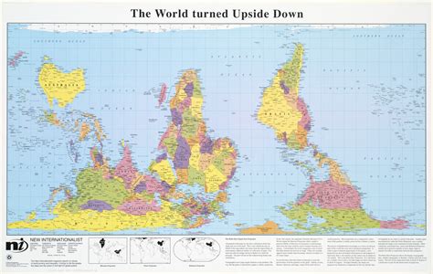 The World Turned Upside Down Norman B Leventhal Map And Education Center