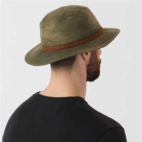 Men S Waxed Wide Brim Hat Duluth Trading Company