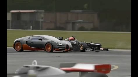 F1 Car Vs Bugatti Veyron Laferrari P1 And More Top Gear Track